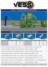 Compact Classic 5.1 : Machine Parpaing occasion ; Machine Pavé occasion ; Machine Agglos occasion ; Machine Bordure occasion