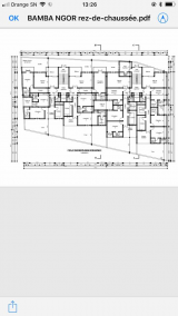 A vendre appartement sur plan 150m2 avec 3 chambres au virage