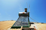 Chauffe-eau solaire thermosiphon à gravité de 80 litres